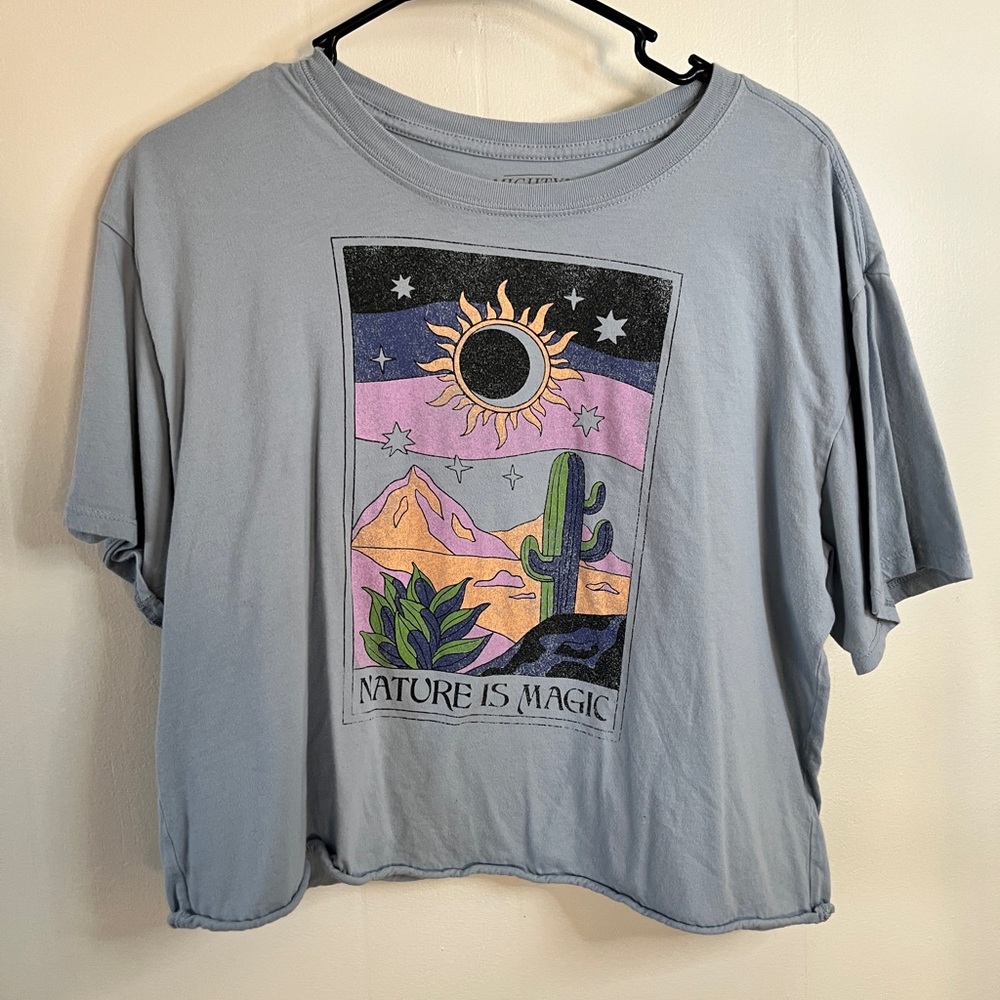 Target Boho Crop Top Tee